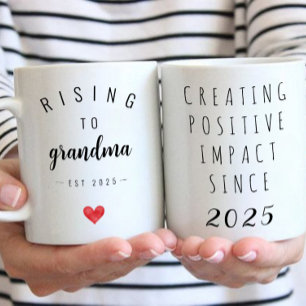 Personalisierter Aufstieg zur Oma Kaffeetasse