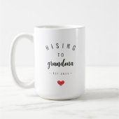 Personalisierter Aufstieg zur Oma Kaffeetasse (Links)