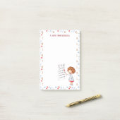 Personalisierter Augenarzt oder Augenschwester Post-it Klebezettel (Auf Schreibtisch)