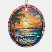 Personalisierter Augustiner Ornament, Florida Keramik Ornament (Links)