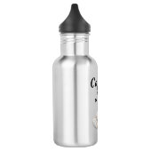 Personalisierter Austernfischer Edelstahlflasche (Links)
