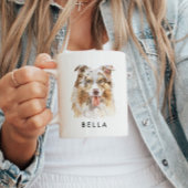Personalisierter australischer Schäfer Dog Lover G Kaffeetasse