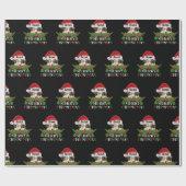 Personalisierter australischer Shepherd Frohe Weih Geschenkpapier (Flach)