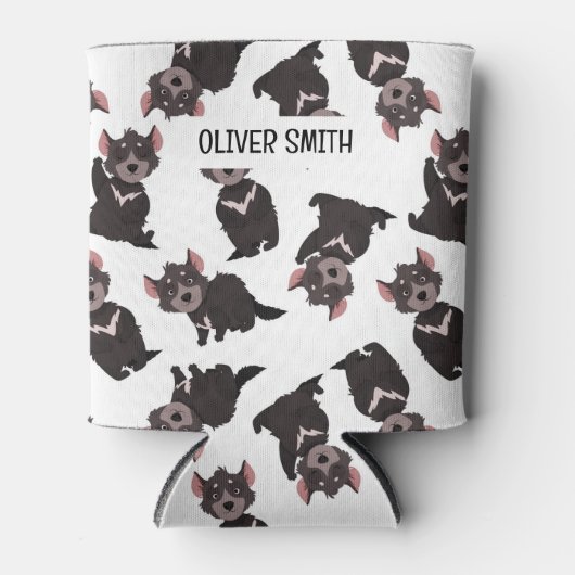 Personalisierter australischer Tasmanischer Teufel Dosenkühler (Vorderseite)