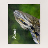 Personalisierter australischer Wasserdrache Puzzle (Vertikal)