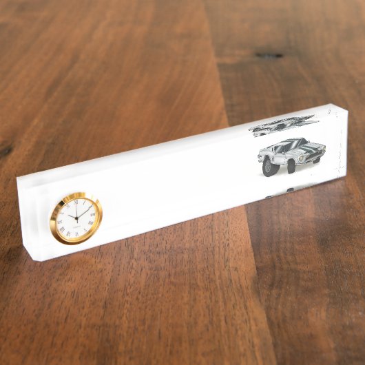 Personalisierter Auto-Mechaniker oder Auto-Körper Namensplakette (Seite)