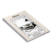 Personalisierter Autor der Writer Tarot Card Notizblock (Rechte Seite)