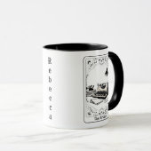 Personalisierter Autor der Writer Tarot Card Tasse (VorderseiteRechts)