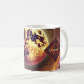 Personalisierter Autumnal Galaxy Harvest Moon Kaffeetasse (VorderseiteRechts)