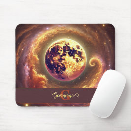 Personalisierter Autumnal Galaxy Harvest Moon Mousepad