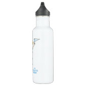 Personalisierter Avatar #1-Fußballfan Edelstahlflasche (Rechts)