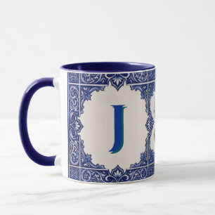 Personalisierter Azulejo-Tassen Portugiesische Git Tasse