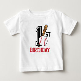 Personalisierter Baby-Baseball-T - Shirt 1. Geburt