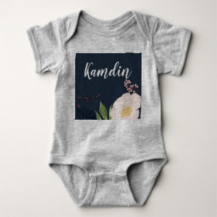 Personalisierter Baby Body Anzug Baby Pink Cosmos Baby Strampler