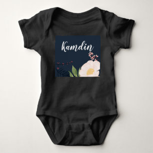 Personalisierter Baby Body Anzug Baby Pink Cosmos  Strampler