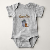 Personalisierter Baby Body Anzug Sommerlandssehen Baby Strampler (Vorderseite)