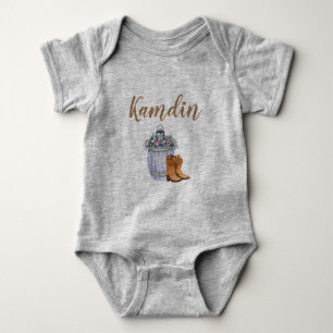Personalisierter Baby Body Anzug Sommerlandssehen Baby Strampler