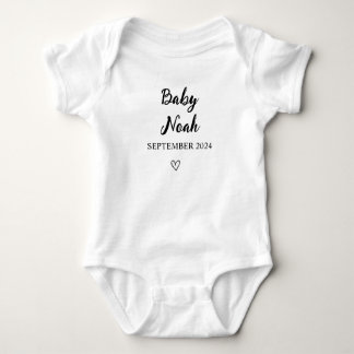 Personalisierter Baby Bodysuit mit Individuelle Na Baby Strampler