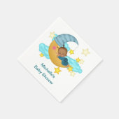 Personalisierter Baby Boy auf einer Cloud Serviette (Ecke)