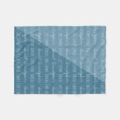Personalisierter Baby Boy mit Namen nach Kundenwun Fleecedecke (Vorderseite (Horizontal))