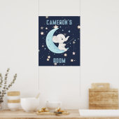 Personalisierter Baby Elephant 4 Sterne Poster fis (Küche)