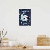 Personalisierter Baby Elephant 4 Sterne Poster fis (Küche)