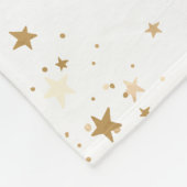 Personalisierter Baby Elephant auf dem Mond | 30 x Fleecedecke (Ecke)