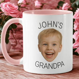 Personalisierter Baby-Foto-Opa-Becher Tasse