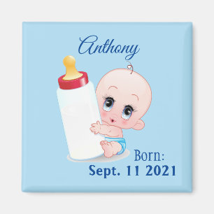 Personalisierter Baby-Junge-Refrigerator  Magnet