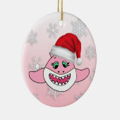 Personalisierter Baby Shark Keramik Ornament (Rechts)