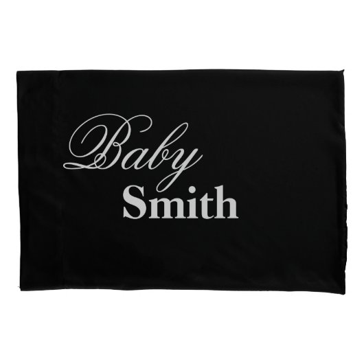 Personalisierter Baby-Smith (Ihr Name) Kissenbezug (Vorderseite)