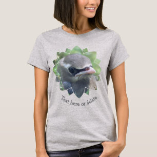 Personalisierter Baby-Zedernseidenschwanz-Vogel in T-Shirt