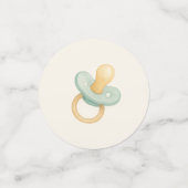 Personalisierter Babyduschtisch Confetti Konfetti (Klein Vorderseite)