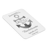 Personalisierter Bachelorette Kreuzweg Magnet (Rechte Seite)