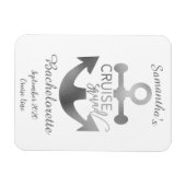 Personalisierter Bachelorette Kreuzweg Magnet (Horizontal)