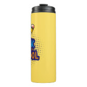 Personalisierter "Back To School" Spaß-Doodle Thermosbecher (Vorderseite)