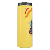 Personalisierter "Back To School" Spaß-Doodle Thermosbecher (Rückseite)