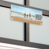 Personalisierter Banner für Ihr Foto mit QR-Code (Äußeres Gebäude)