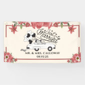 personalisierter Banner für verheiratete Fahrzeuge (Horizontal)