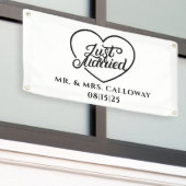 personalisierter Banner für verheiratete Fahrzeuge (Äußeres Gebäude)