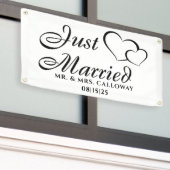 personalisierter Banner für verheiratete Fahrzeuge (Äußeres Gebäude)