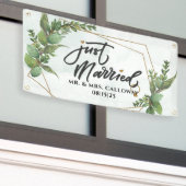 personalisierter Banner für verheiratete Fahrzeuge (Äußeres Gebäude)