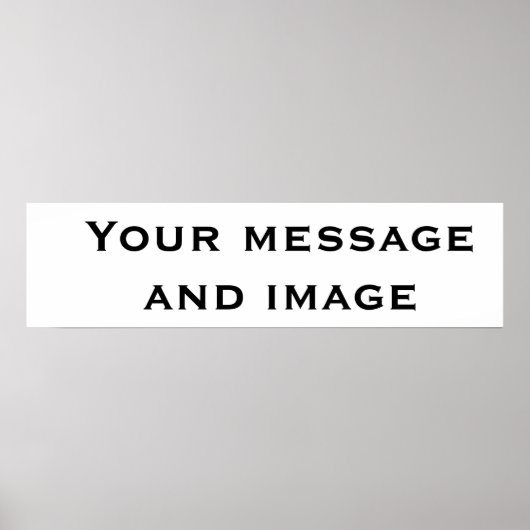 Personalisierter Banner Poster (Vorne)