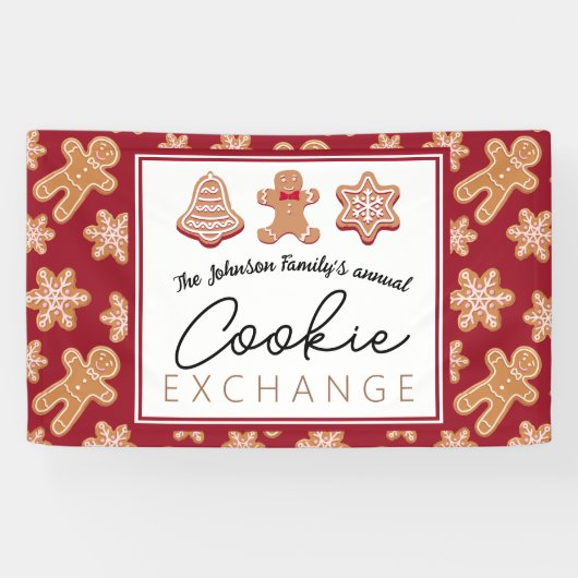 Personalisierter Banner Weihnachtskochtausch (Horizontal)