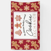 Personalisierter Banner Weihnachtskochtausch (Vertikal)