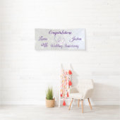Personalisierter Banner zum 9. Hochzeitstag (Insitu)