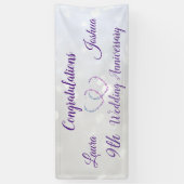 Personalisierter Banner zum 9. Hochzeitstag (Vertikal)