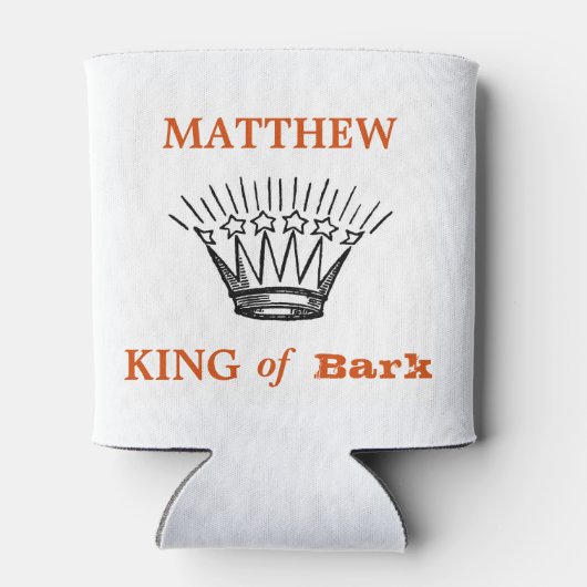 Personalisierter Bark Funny Dosenkühler (Rückseite)