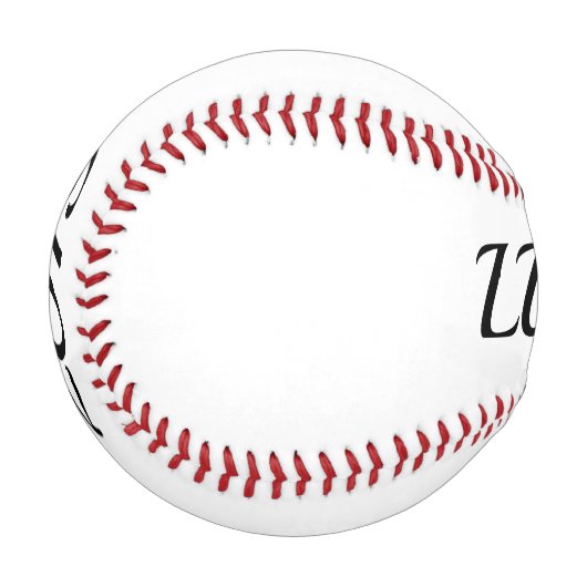 Personalisierter Baseball (Vorderseite Links)