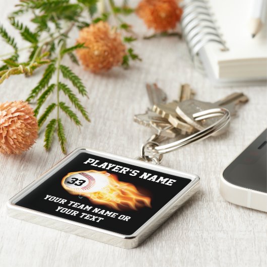 Personalisierter Baseball-ältere Geschenke, die Schlüsselanhänger (Seite)